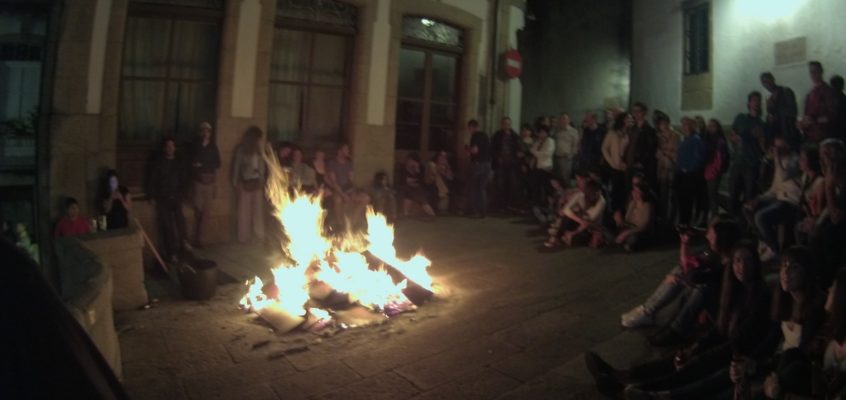 Noc świętojańska w Santiago de Compostela